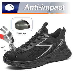 Chaussures de sécurité légères JIANKUN SBP/EH, tissu confortable en maille respirante, anti-impact, anti-perforation, toutes saisons - Product Image 3