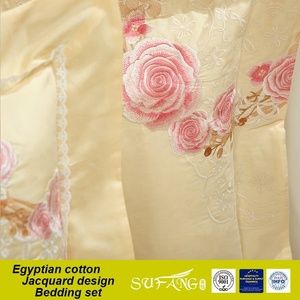 Organza Chắp Vá Thêu Bộ Đồ Giường Khách Sạn Bộ Ga Trải Giường Bộ Chăn - Product Image 5