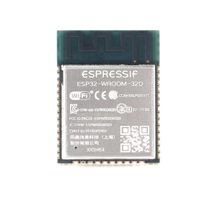 ESP32-WROOM-32D-N4 4MB Flash WiFi BLE Module Espressif Dual-Core 2.4G Wireless MCU PCB Antenna IoT Communication Module