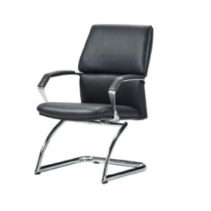 Silla de oficina moderna y cómoda de cuero 36019-1608C/B/A - Product Image 1