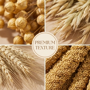 Mezcla de Alimento Natural para Mascotas con Flores Secas, Ecológica, Sin Aditivos, de Mijo, Avena, Cebada, Trigo, <span class=keywords><strong>Pampa</strong></span> y Cola de Conejo, para Hámsteres y Animales Pequeños - Product Image 3