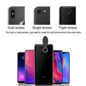 Lente Gran Angular 130° para Teléfono Celular, Lente Macro 15x, Lente Ojo de Pez 195°, Lente 3 en 1 para Cámara de Teléfono Celular - Product Image 5