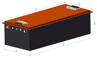 60 Volt APP 150Ah baterai Lithium 48V 150Ah ATV listrik & 400Ah liepo4 siklus dalam BMS 16S untuk ATV 48V Pack