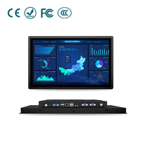 Ordinateur tout-en-un tactile de qualité industrielle résistant aux chocs 15 17 19 pouces avec Windows 10 Intel Celeron Quad Core pour le contrôle de la ligne de production AU