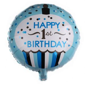 Custom Wholesales 18Inch Happy <b>Balloon</b> for Birthday Foil <b>Balloons</b> Party Supplies - Product Image 2