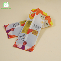 Sac de joint latéral arrière personnalisé sac d'emballage de Popsicle sac en plastique de Popsicle de crème glacée congelée