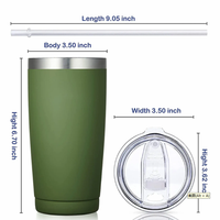 Pour Reekoos 2024 cadeau de fête de Noël 16oz pour gobelet à Champagne Double paroi 304 SS couvercle étanche isolé en gros