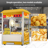 Machine automatique professionnelle pour la fabrication de pop-corn au caramel, grande capacité, jaune, KEMAI HY-828HC 1400W 220V, multi-prises