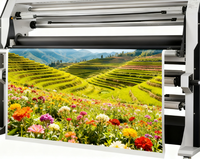 Machine à plastifier électrique automatique grand format 1,6 m/160 cm avec emballage en film, vitesse de 15 m/min et épaisseur de 38 mm