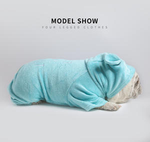 Ropa para Perros de 4 Patas con Orejas de Conejo, Personalizada, Linda, de Invierno, Forro Polar Grueso y Cálido - Product Image 3