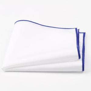 Mouchoir en coton de style ensoleillé pour hommes, pochette blanche carrée colorée, serviette décontractée 23*23cm - Product Image 5
