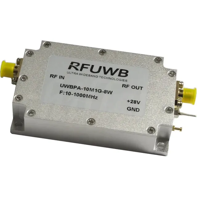 10-1000MHz 8W RF Power Amplifier Broadband RF Power Amplifier UWB Power Amplifier Module