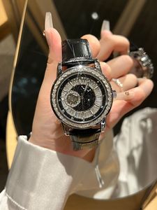 Nuovo <span class=keywords><strong>Orologio</strong></span> Meccanico Automatico Tourbillon Scheletrato con Funzione Travel Time, Vetro <span class=keywords><strong>in</strong></span> Lega, <span class=keywords><strong>Cinturino</strong></span> <span class=keywords><strong>in</strong></span> <span class=keywords><strong>Pelle</strong></span> da <span class=keywords><strong>Uomo</strong></span>, 42mm, 3BAR - Product Image 6