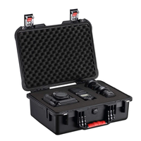 Caja de cámara de plástico duro impermeable IP67 personalizable, equipo industrial compatible con OEM, carcasa de transporte, lente, opciones ODM