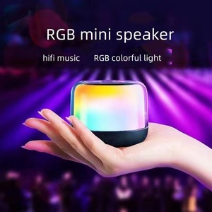 핫 야외 조명 휴대용 RGB LED 조명 무선 스피커 S100 야외 서브 우퍼 BT 스피커 야외 캠핑 - Product Image 6