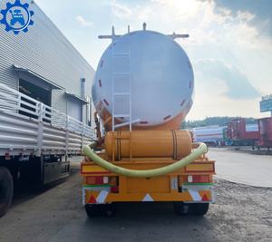 รถกึ่งพ่วงถังผงเหล็กขนาดใหญ่รถขนพิเศษ - Product Image 5