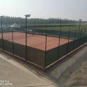 PVC màu xanh lá cây chắn gió lưới nhựa lưới màu xanh lá cây Tennis Net sân tennis Windproof tỷ lệ hỗ trợ 75% ODM/OEM