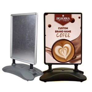 Support de signalisation pliable et portable pour affiches et panneaux - Product Image 1
