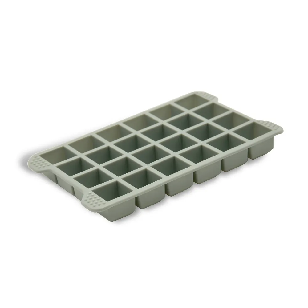 BPA Free Mini Ice Cube Maker Hochwertige Silikon-Eiswürfel form mit 32 Kavitäten Große Silikon-Eiswürfel schale in Riesen größe