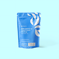Hersluitbare Voedselverpakking Stand-Up Zakjes Gedroogd Fruit Snacks Zip Bags Zelfsluitende Aluminiumfolie Zakken