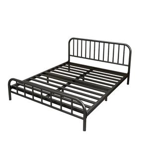 Modern Metal <b>Single</b> <b>Bed</b> Designs Iron Metal <b>Bed</b> Frame Size with Headboard - Product Image 1