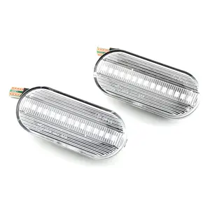 Yeni 12V Led dinamik yan Marker dönüş sinyal ışığı VW Transporter için T5 Polo Golf3 Passat B5 Sharan Lupo bora Multivan