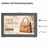Máquina de Publicidad LCD para Exteriores con Montaje en Pared, Actualización Remota, para Señalización de Parques y Zonas Turísticas
