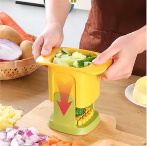Coupe-légumes multifonctionnel intelligent pour la cuisine, pour une découpe efficace, sûre et facile à nettoyer - Compact pour les carottes et autres légumes - Product Image 4