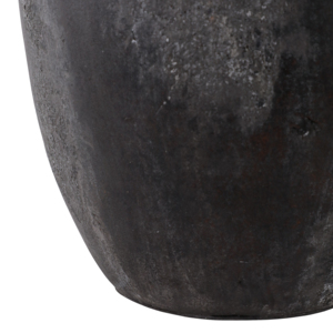 Vaso classico in terracotta testurizzato, profilo arrotondato, finitura macchiettata, per soggiorno e decorazioni per la casa - Product Image 5