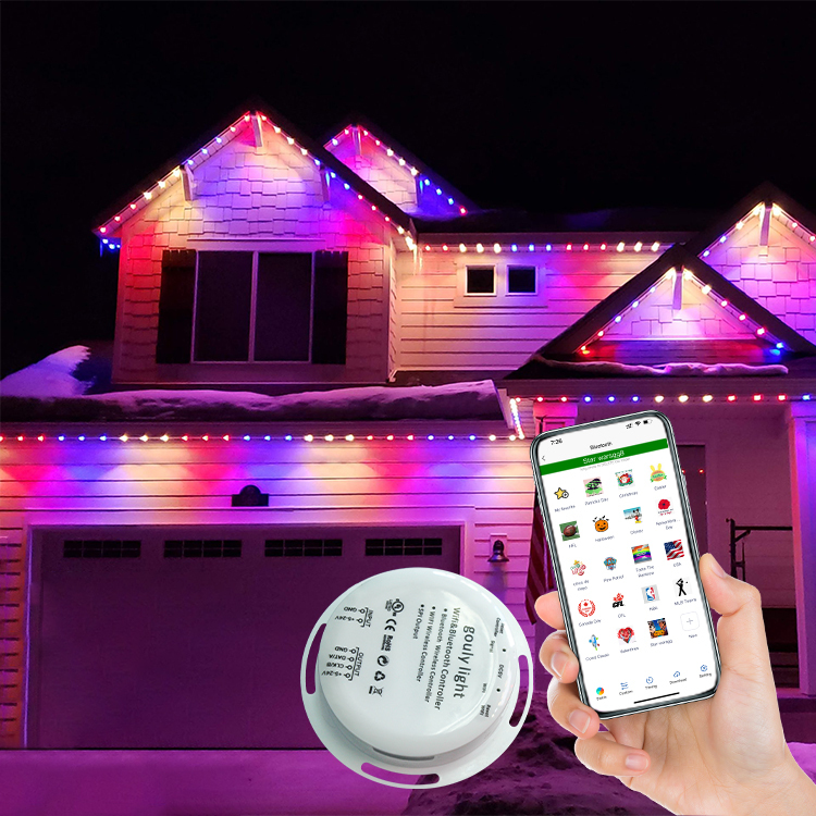Rgb пиксельный светодиодный контроллер dmx app программируемый Смарт Wi-Fi управление через приложение bluetooth 2811 беспроводные rgb Смарт Wi-Fi контроллеры