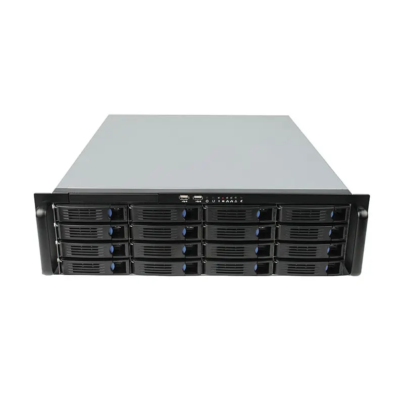 Корпус сервера 3U 16 для хранения в стойке, серверное шасси для сетевого хранения IPFS, высокого качества