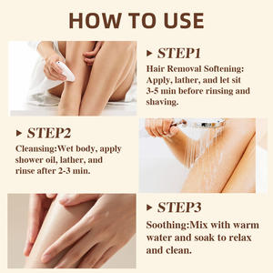 Dusch öl reinigung Feuchtigkeit spendendes pflegendes Süß mandel öl Pflegendes Badeöl zur Haaren tfernung - Product Image 3