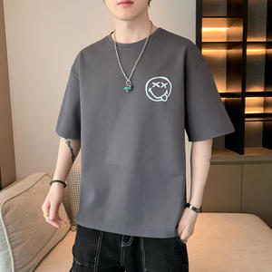 लघु आस्तीन शीर्ष कैजुअल स्पोर्टी डिजाइन आरामदायक फिट उदार कट आराम एथलेटिक शैली प्लस आकार पुरुषों टी-शर्ट - Product Image 3