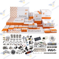 Kit de révision et de reconstruction des pièces du moteur de machines de chantier pour moteur Toyota 2KD 2KD-FTV, comprenant kit de chemises de cylindre, kit de joints et jeu de roulements