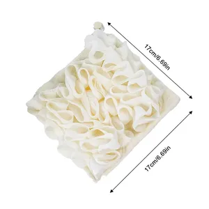 2 in 1 Bath Loofah Sponge with Drawstring Ball Bath Long Lasting Use Deep Cleansing Mesh Shower Sponge Mesh Shower Sponge - Product Image 6