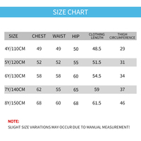 TM032 Unitard para Niños y Adolescentes, Ropa de Baile de Gimnasia con Estampado Colorido de Spandex para Niños y Niñas, Hecho de Nailon para Niños