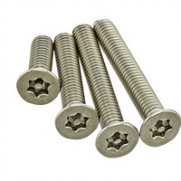 Vis Torx à tête cylindrique avec colonne, vis de sécurité antivol à tête ronde en acier inoxydable 304 avec aiguille
