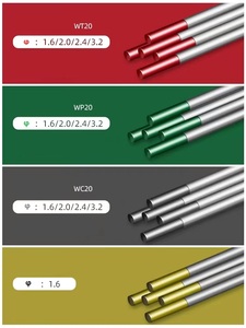 VERDA - Juego <span class=keywords><strong>de</strong></span> 10 Electrodos <span class=keywords><strong>de</strong></span> Tungsteno Lanthanado con Cabeza Dorada, 1.6/2.0/2.4/3.0/3.2/4.0X175mm, Varillas <span class=keywords><strong>de</strong></span> Aguja TIG Modelo WL20 10-400A - Product Image 4