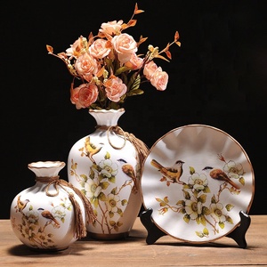 Jarrón de cerámica de estilo europeo para decoración del hogar, decoración de armario de vino para sala de estar - Product Image 6