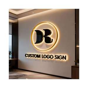 Custom 3D LED Light Sign <b>Board</b> Wall Mounted Business Logo Signage Electronic Advertising Display <b>Board</b> for Commercial Use - Product Image 5