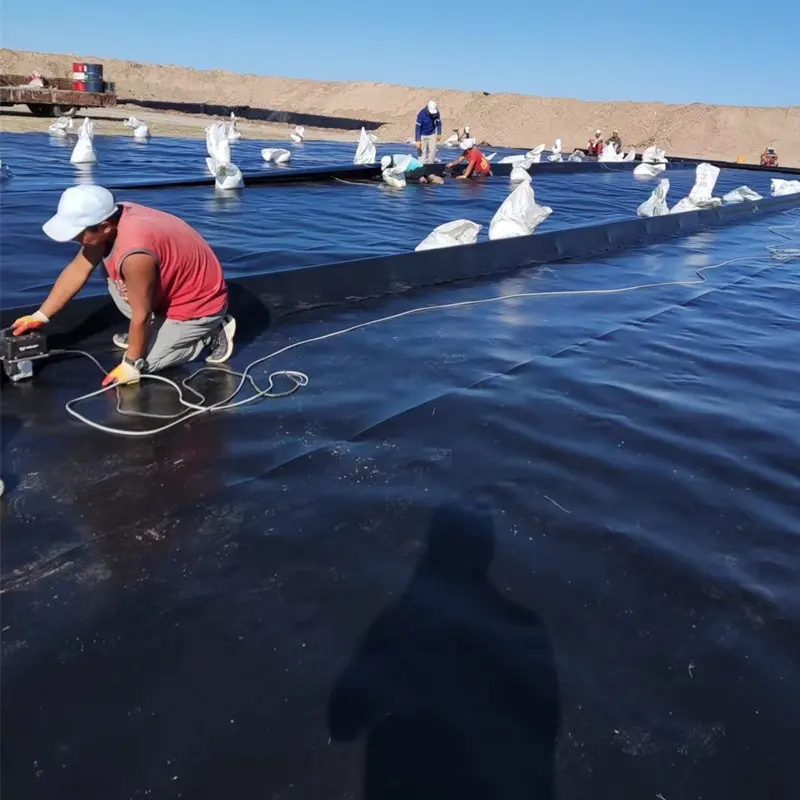 Chất lượng cao HDPE geomembrane ứng dụng chẳng hạn như Ao Lót trang trại cá hồ bơi bãi rác cảnh quan