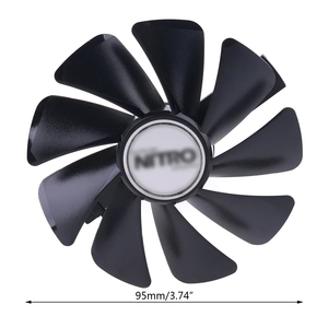 95mm CF1015H 12D FDC10U12S9-C Refroidisseur Ventilateur Remplacer pour Sapphire NITRO RX580 <span class=keywords><strong>RX480</strong></span> - Product Image 5