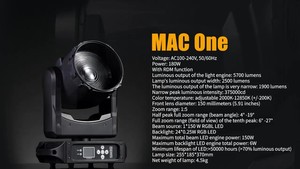 ไฟส่องเวทีแบบเคลื่อนที่ Beam 150 LED Beam Wash Fresnel กำลังไฟ 150W RGB พร้อมเอฟเฟกต์วงแหวน สำหรับงานดีเจ ดิสโก้ ปาร์ตี้ งานแต่งงาน - Product Image 3