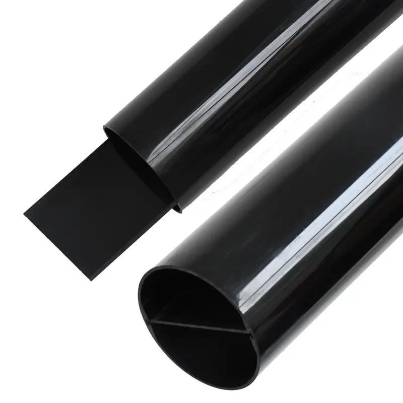 Tubo de tubo de alta resistencia de plástico Abs Extrus de plástico de alta calidad de Pvc molduras personalizables personalizadas tubo HDPE de tamaño personalizado