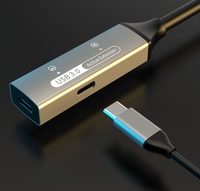 Câble d'extension USB 3.0 Type C à charge rapide 3A 5A, mâle C vers femelle C, câble de connexion pour ordinateur avec amplificateur de signal