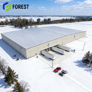 Almacén Metálico de Fácil Montaje en Filipinas con Aislamiento de Lana de Roca, Estructura de Acero con Vigas en H para Comercio Electrónico Global - Product Image 1