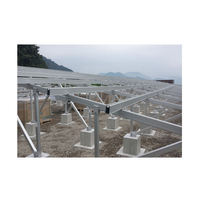 Structures de montage au sol pour panneaux solaires en acier de type C galvanisé à chaud avec garantie de 25 ans et capacité de résistance au vent de 56 m/s