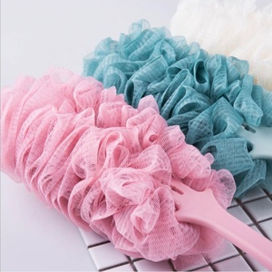 <strong>Long</strong> <strong>Handle</strong> Bath <strong>Sponge</strong> Shower Brush Body Back Bath Mesh <strong>Sponge</strong> - Product Image 4