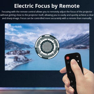 Proyector 4K con Sistema Android 11 y Enfoque Automático Keystone, WiFi 6, BT, 400 ANSI Lúmenes, 1080P Nativo, para Cine en Casa y Exteriores - Product Image 5