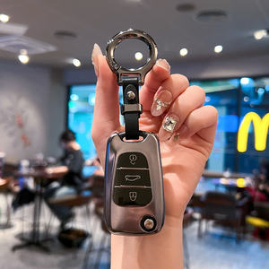 Housse de protection pour clé de voiture Kia en TPU léger, résistant aux rayures et imperméable, style luxe léger - Product Image 4